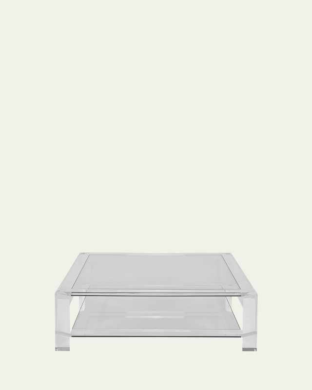 Surrey Acrylic Square Cocktail Table